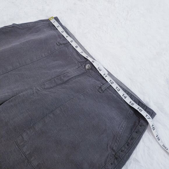 Joie Women Yvonette Crop Pants Studded Raw Hem High Rise - Picture 6 of 11